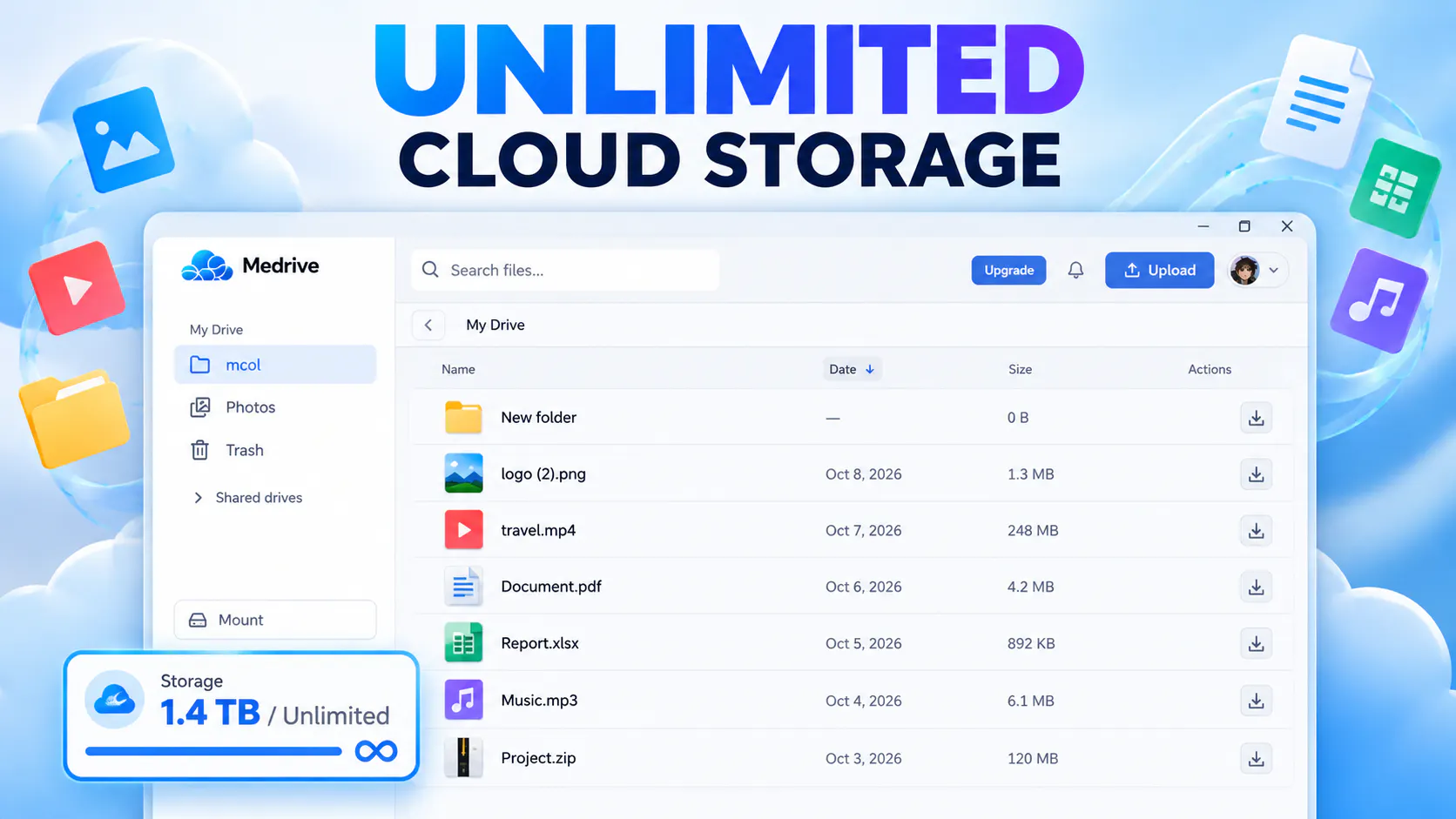Medrive - Unlimited Cloud Storage gallery image