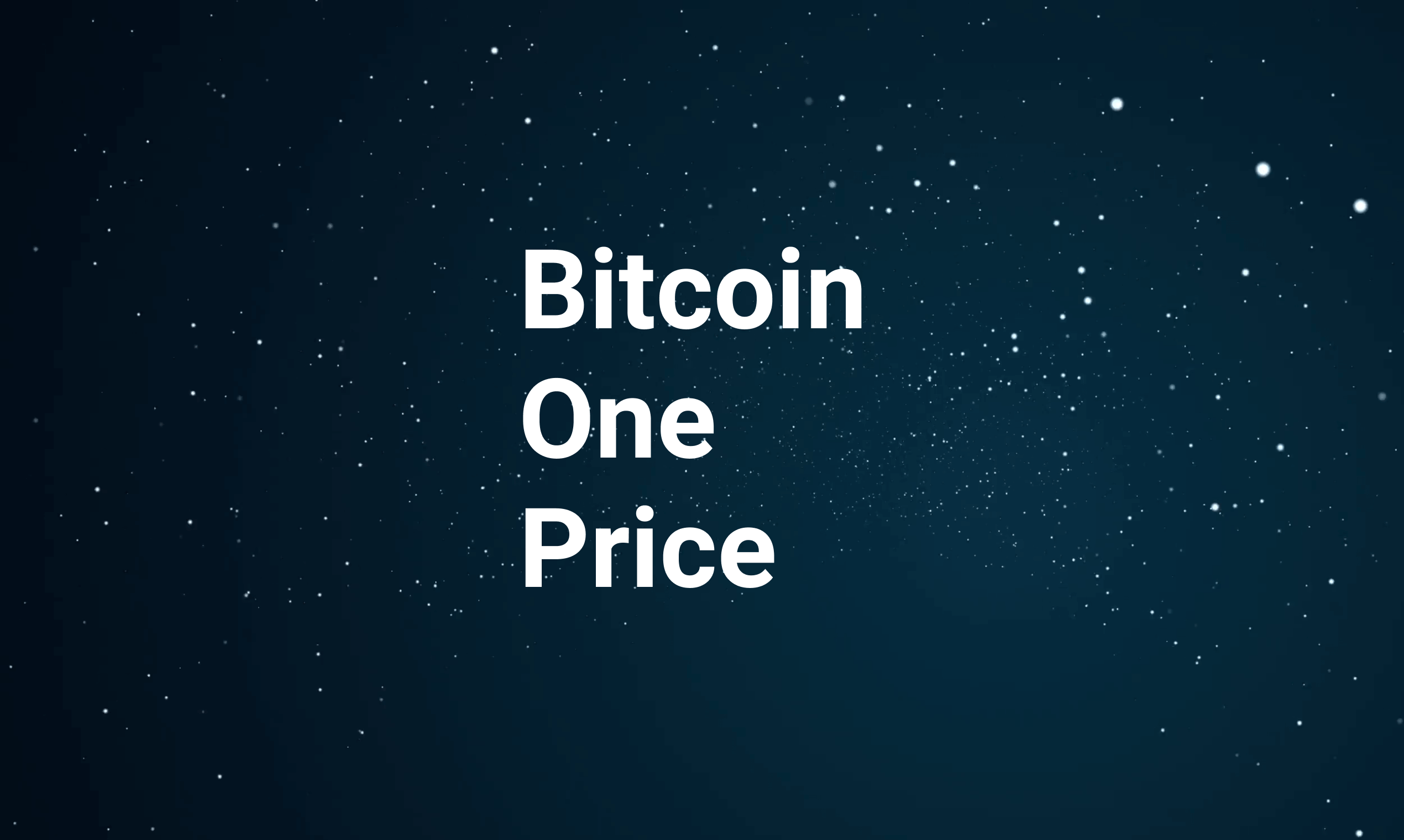 Bitcoin One Price gallery image