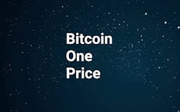 Bitcoin One Price media 1