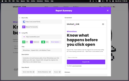 檢查網址,解答數學,安排行程【ProductHunt 每周精選工具#009】 3 UnshortLink 預覽#02