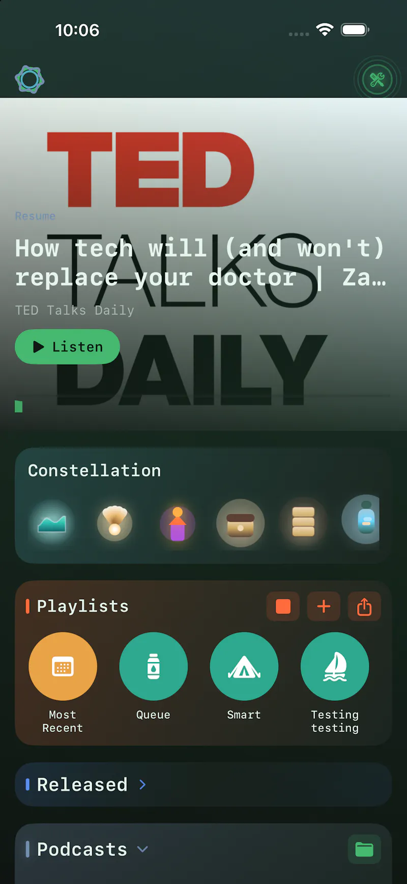 Castawai Podcast Player screenshot 1