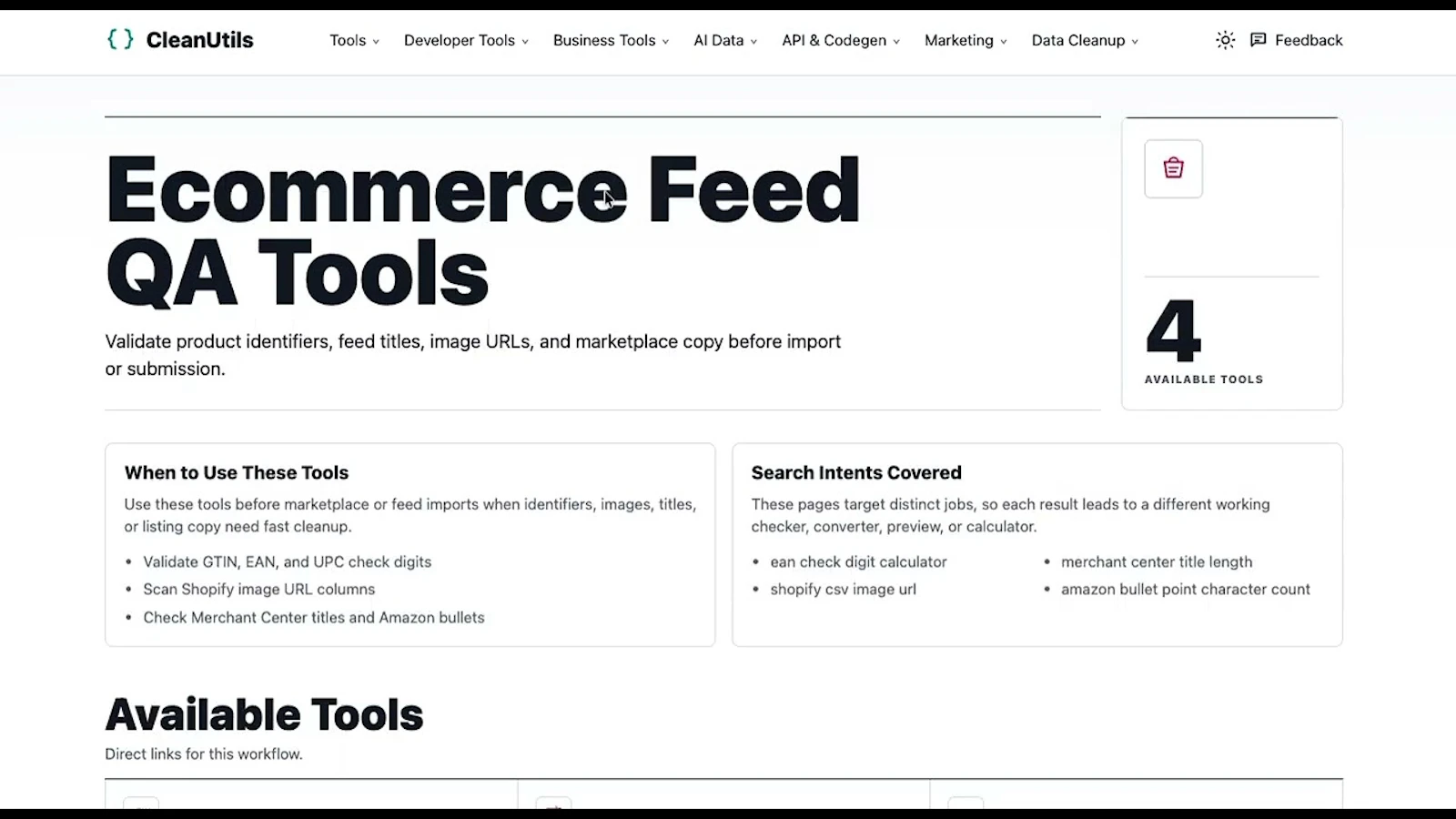 CleanUtils screenshot 1 (video preview)