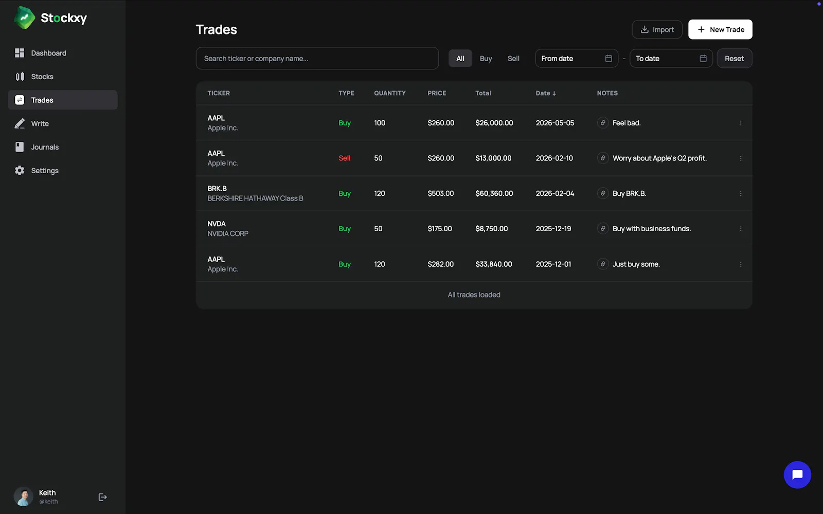 Stockxy screenshot 5