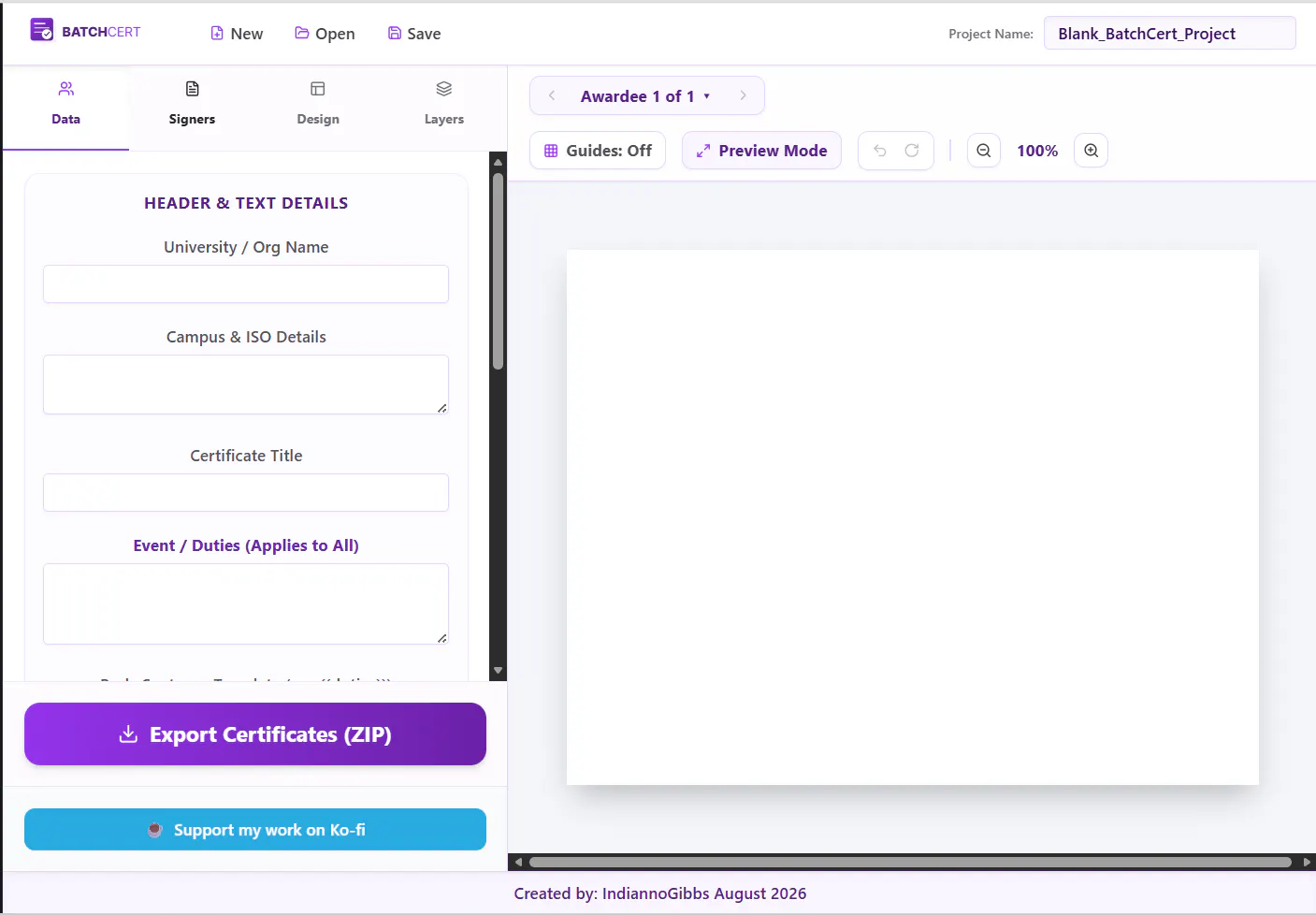 BatchCert gallery image