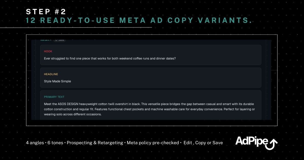AdPipe - Screenshot 5 showing product features and functionality