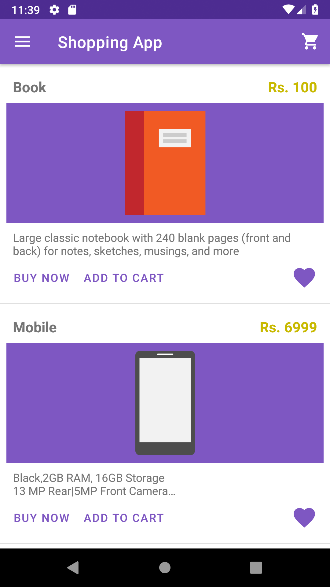 Shopping App gallery image