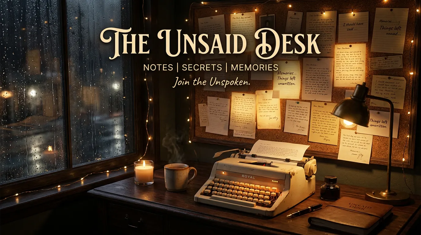 The Unsaid Desk gallery image