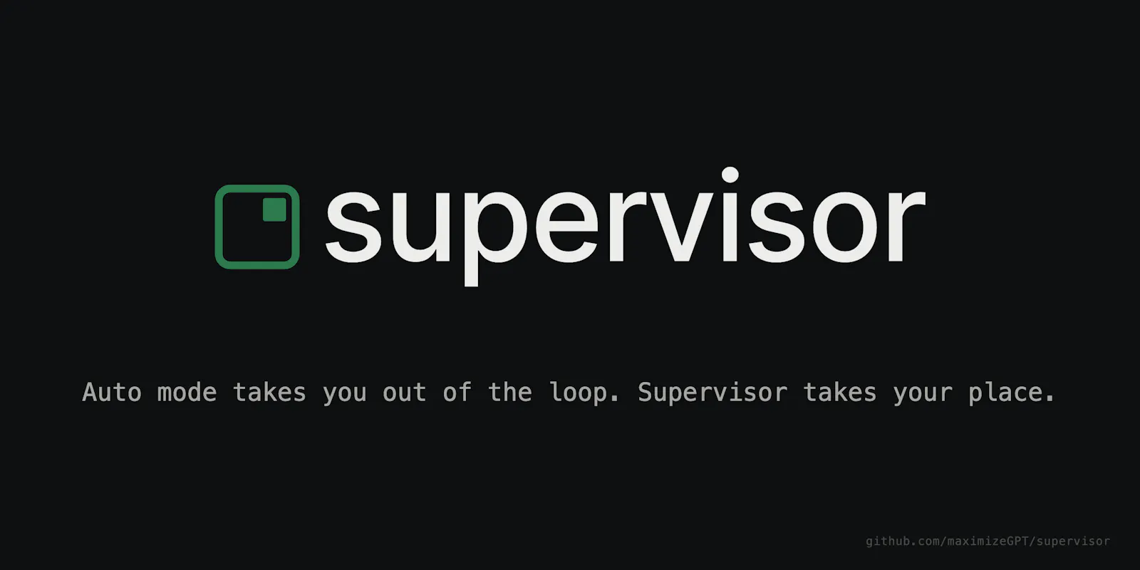 Supervisor screenshot 2