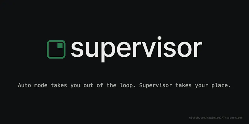 Supervisor screenshot 2