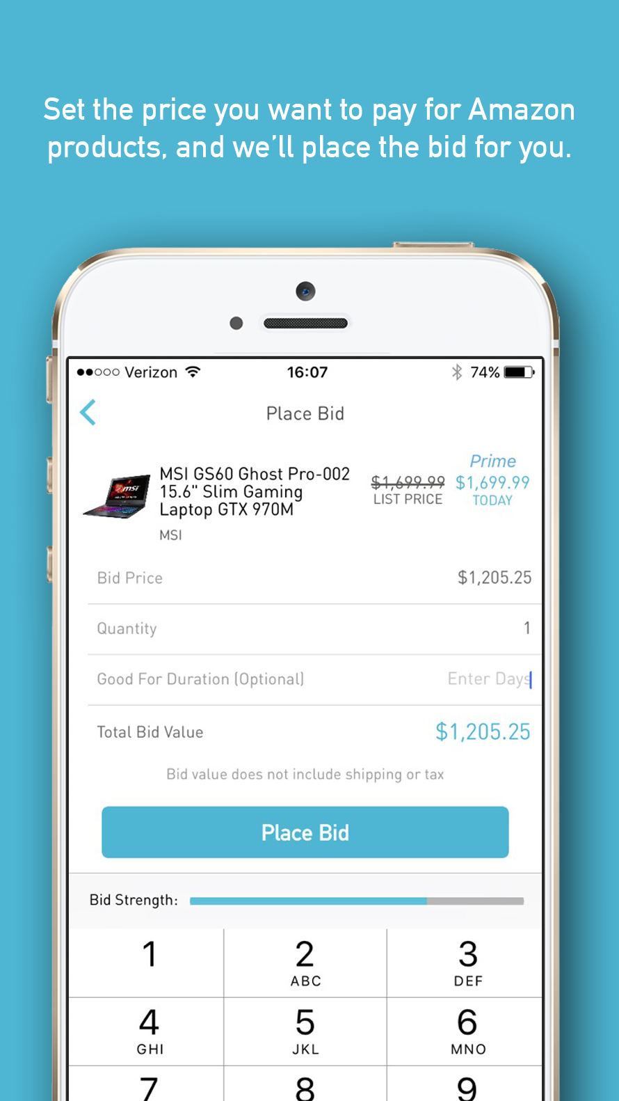 ShadowBid - iOS App gallery image
