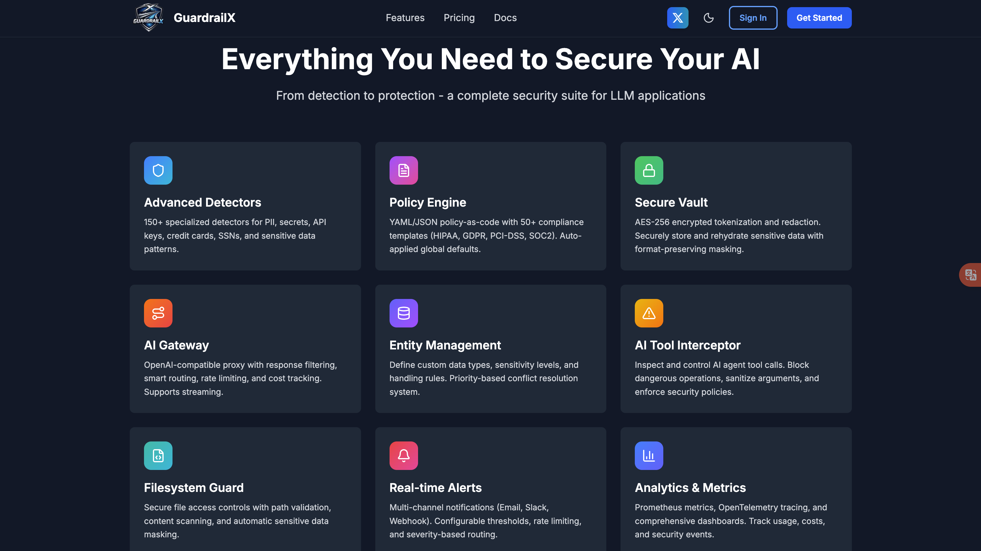 GuardrailX gallery image