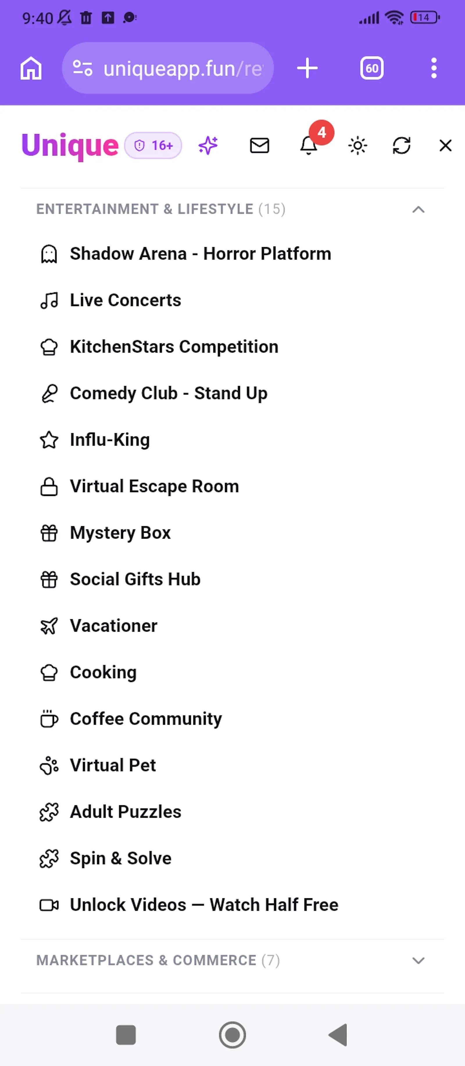 Unique - all in one app screenshot 6