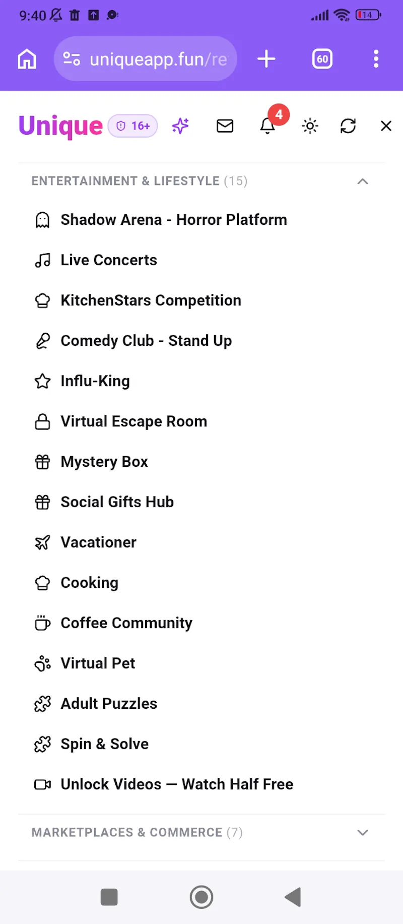 Unique - all in one app screenshot 6