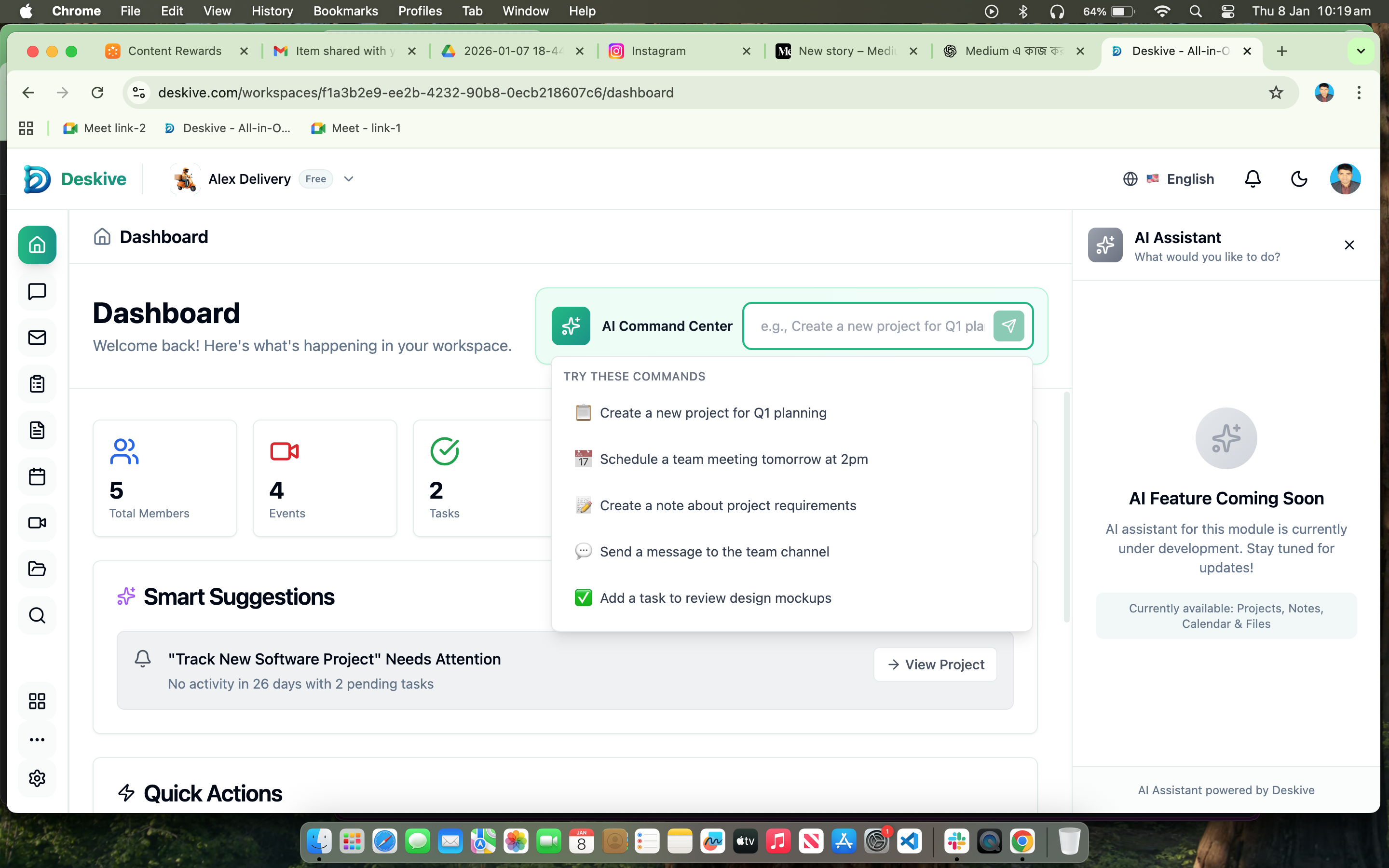 Deskive - Screenshot 2 showing product features and functionality