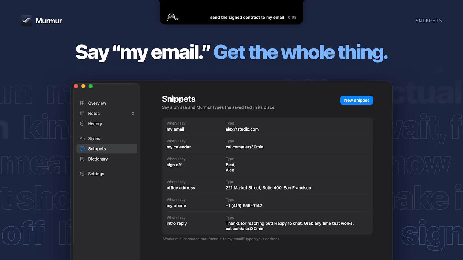 Murmur screenshot 5
