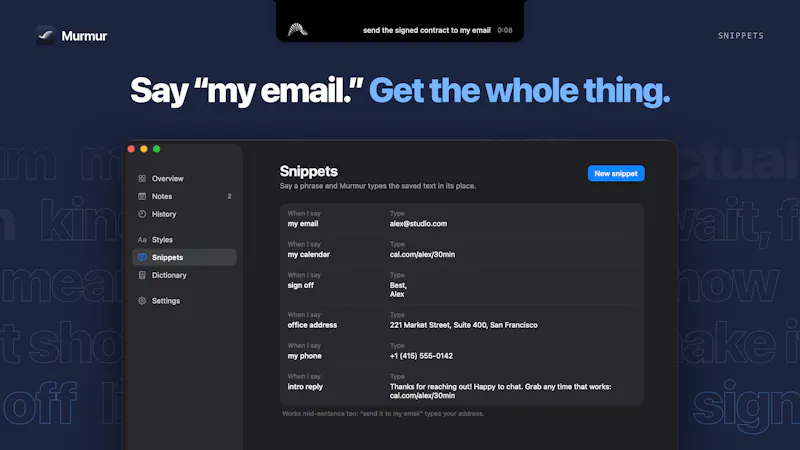 Murmur screenshot 5