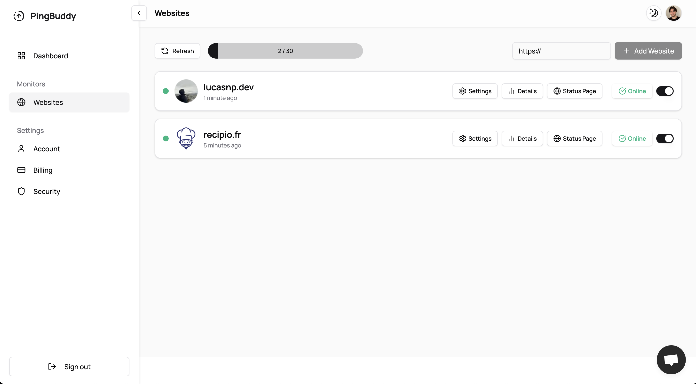 Pingbuddy media 4