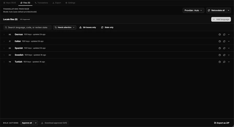 Polyglot screenshot 3