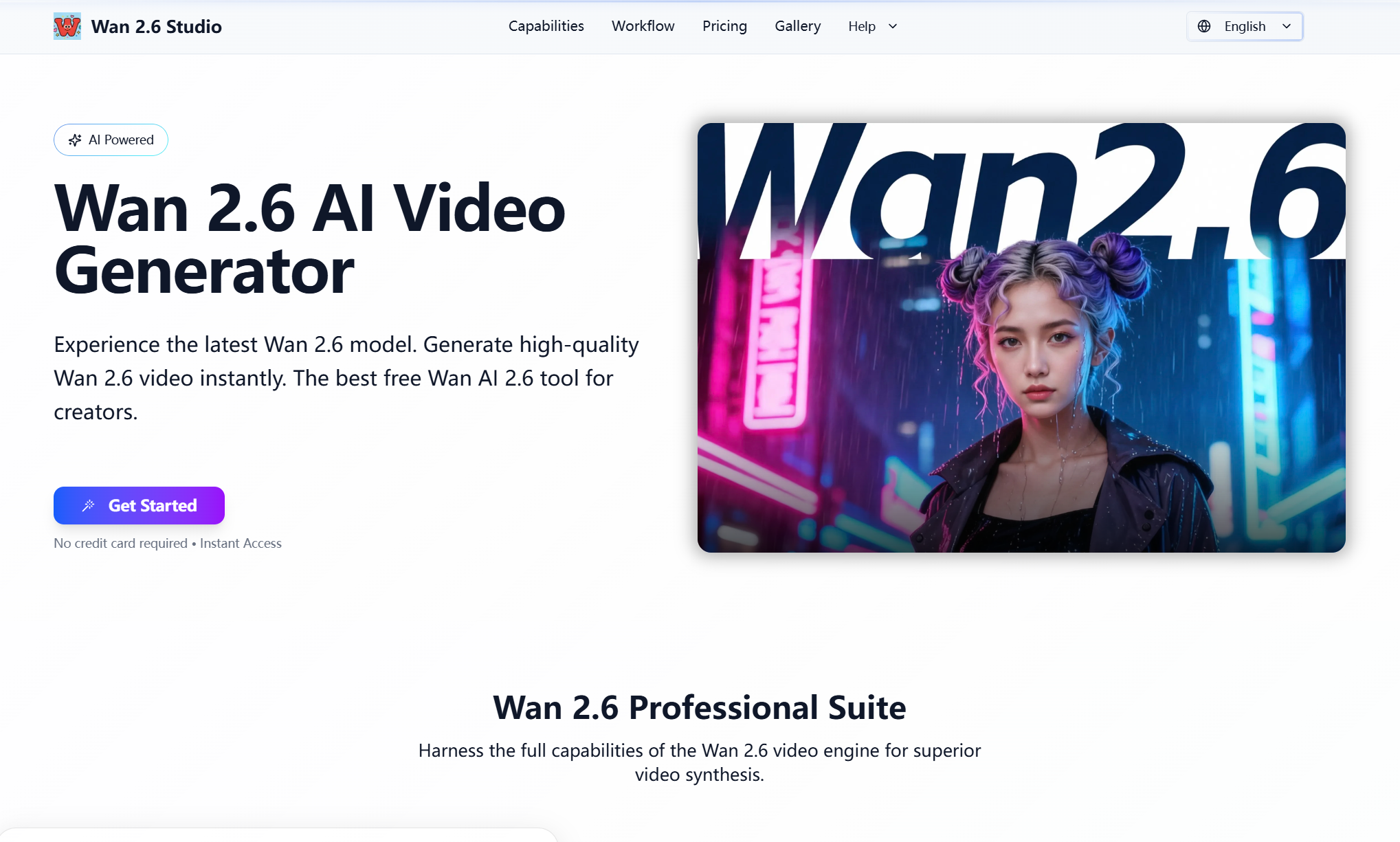 Wan 2.6 gallery image