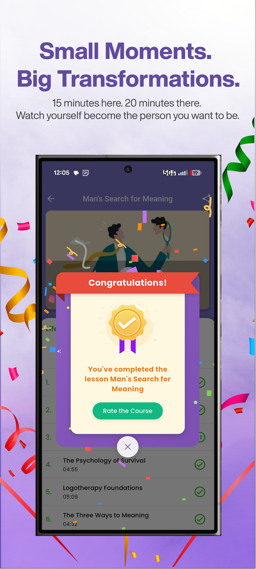 CourseCast Audio Learning App gallery image