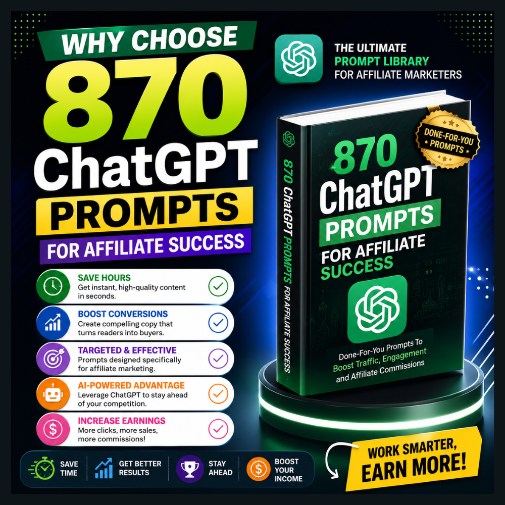Why Choose 870 ChatGPT Prompts.