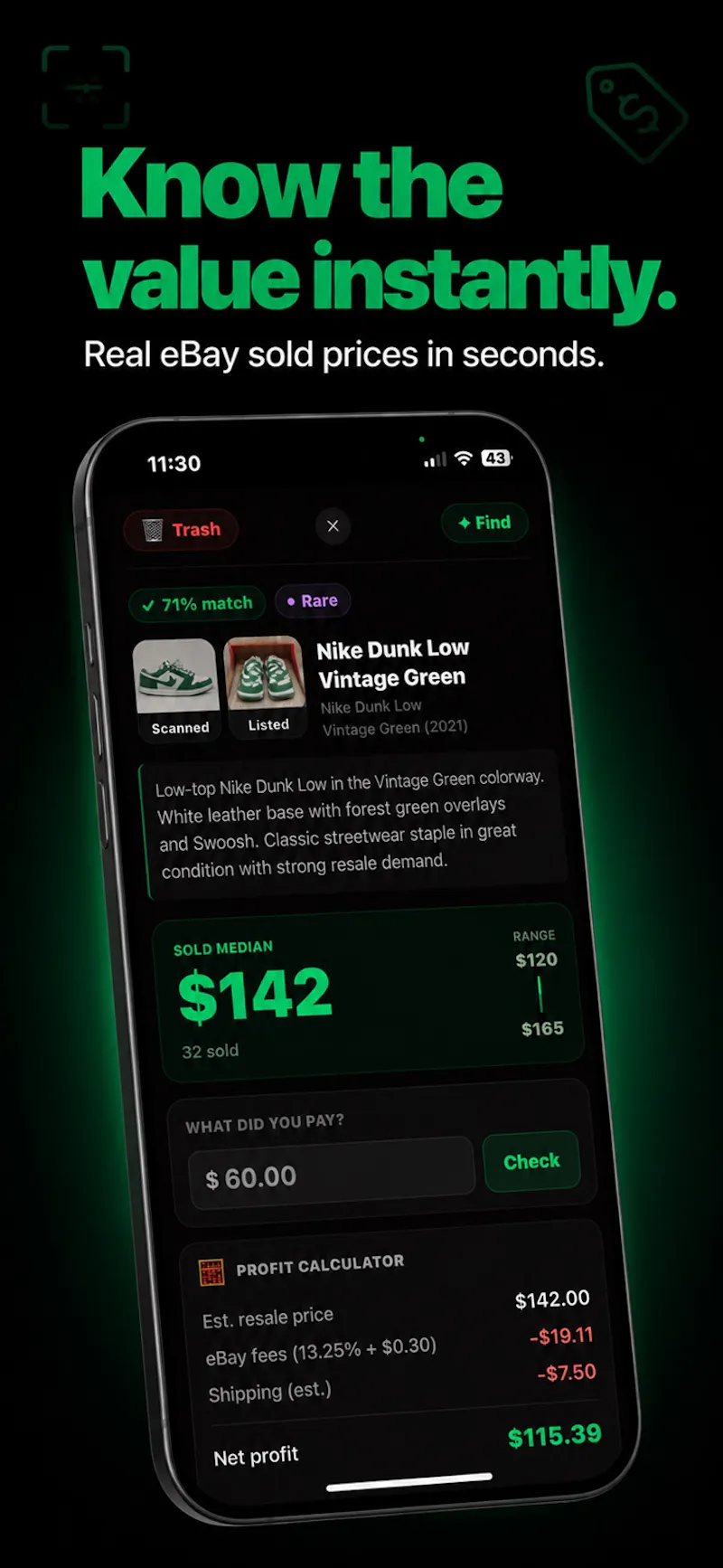 ThriftBuddy: Resale Scanner screenshot 2