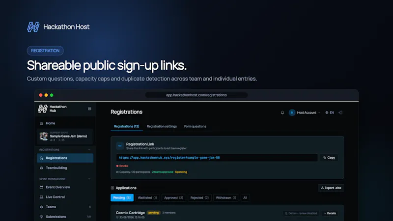HackathonHost screenshot 7