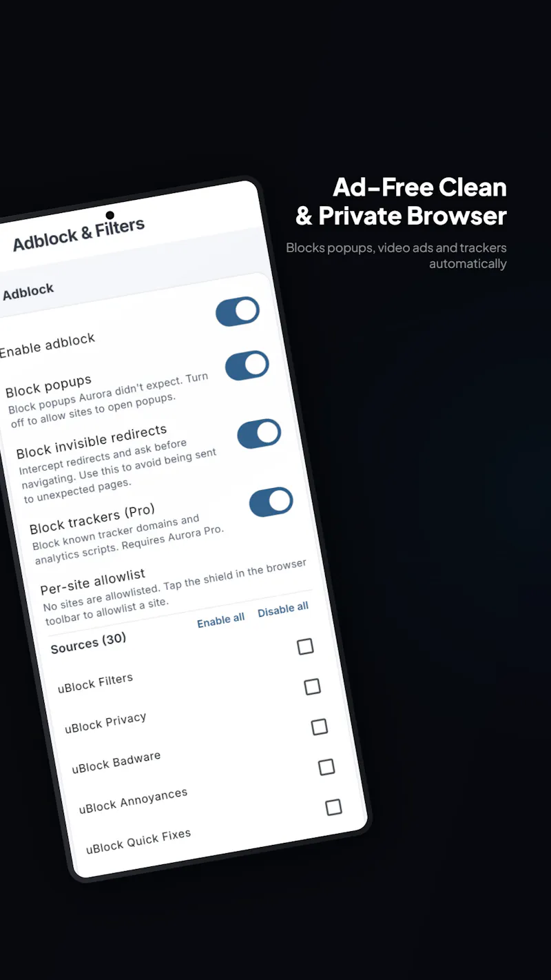 Aurora Torrent & Video Download Manager  screenshot 3