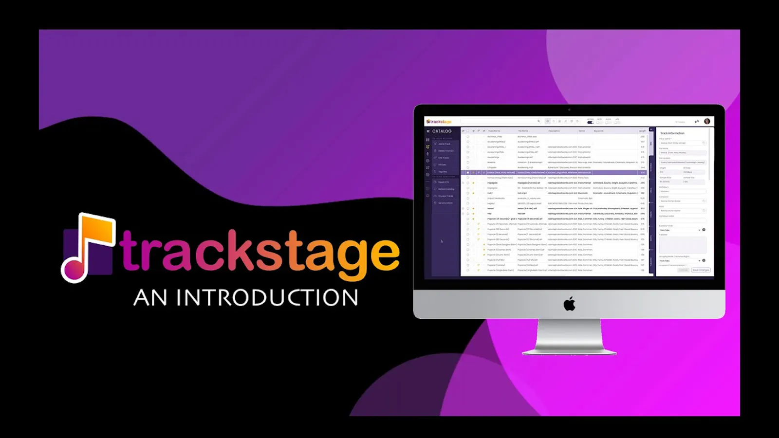 TrackStage 3.0 screenshot 1 (video preview)
