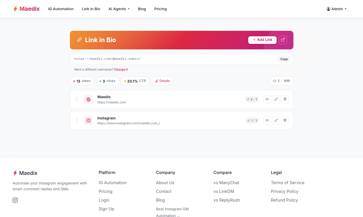 Maedix - Screenshot 2 showing product features and functionality
