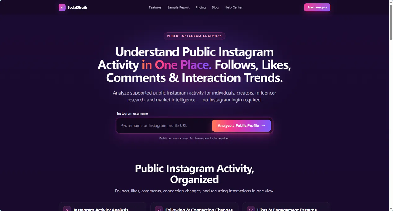 SocialSleuthr gallery image
