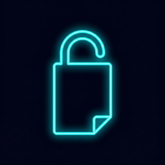 UnlockPDFNow - Product Hunt launch logo and brand identity