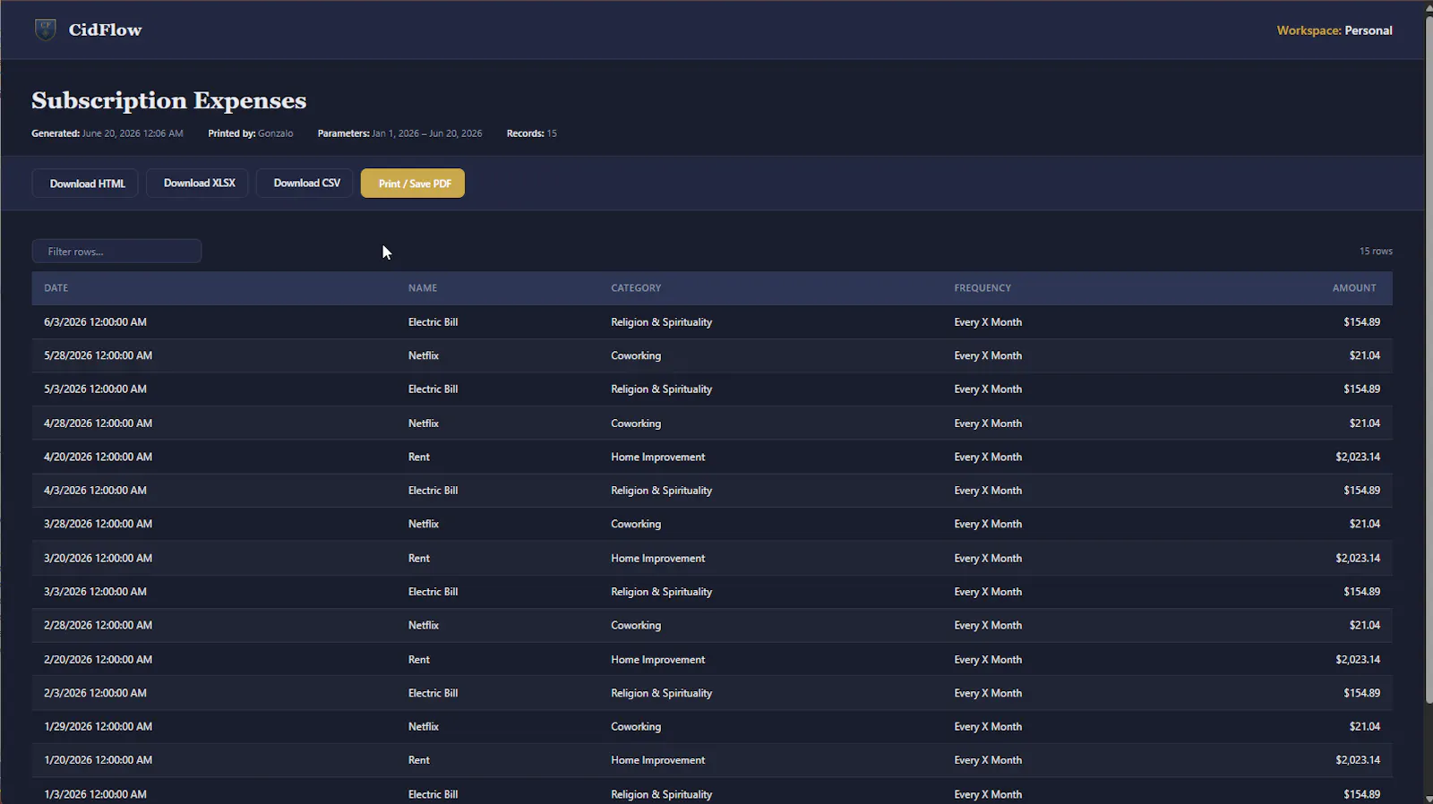GilFlow screenshot 3