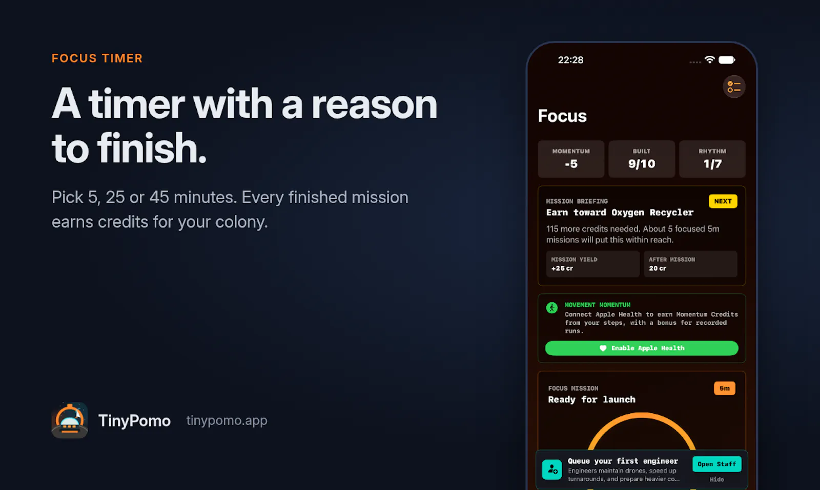 TinyPomo screenshot 1