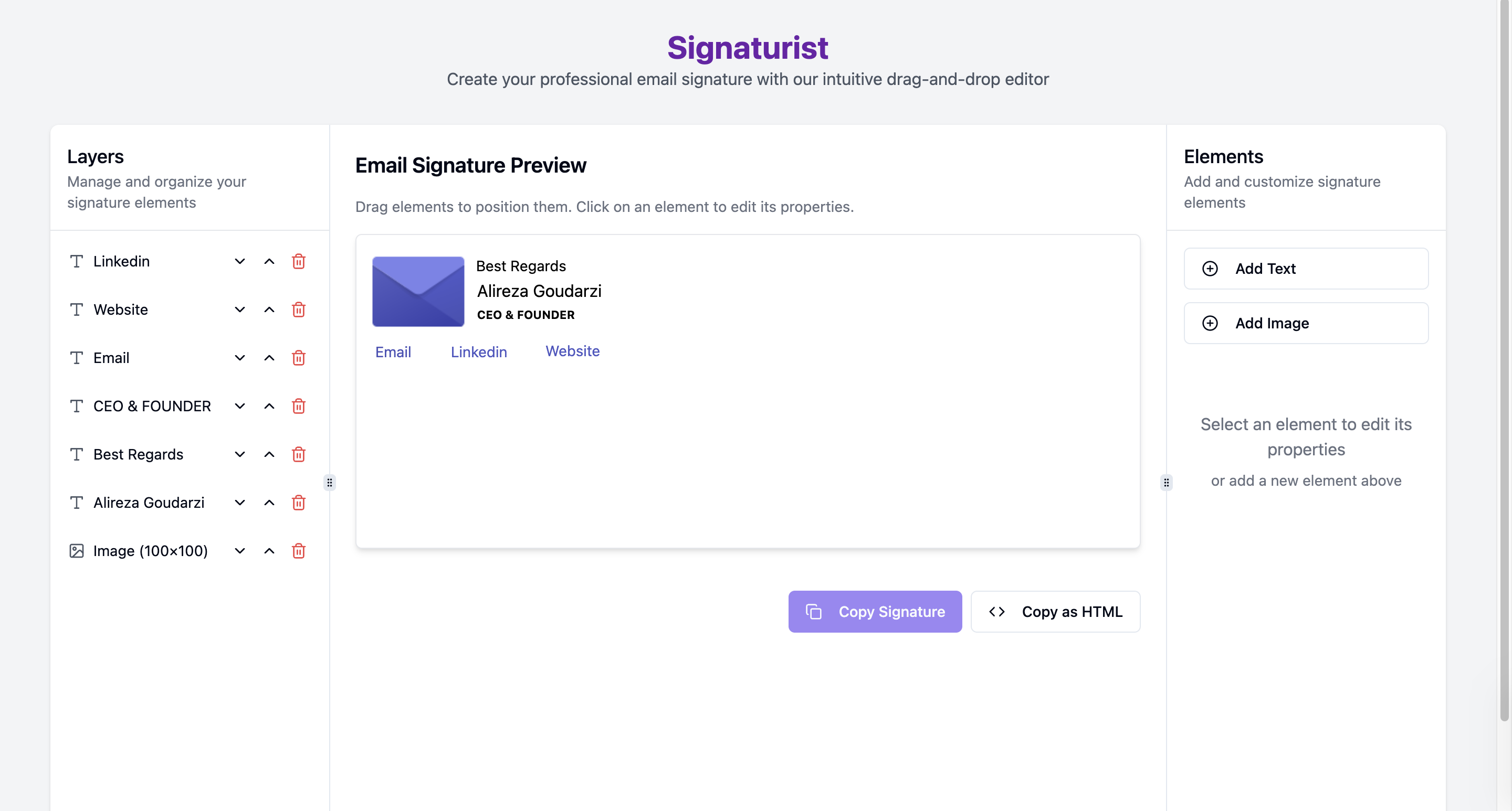Signaturist