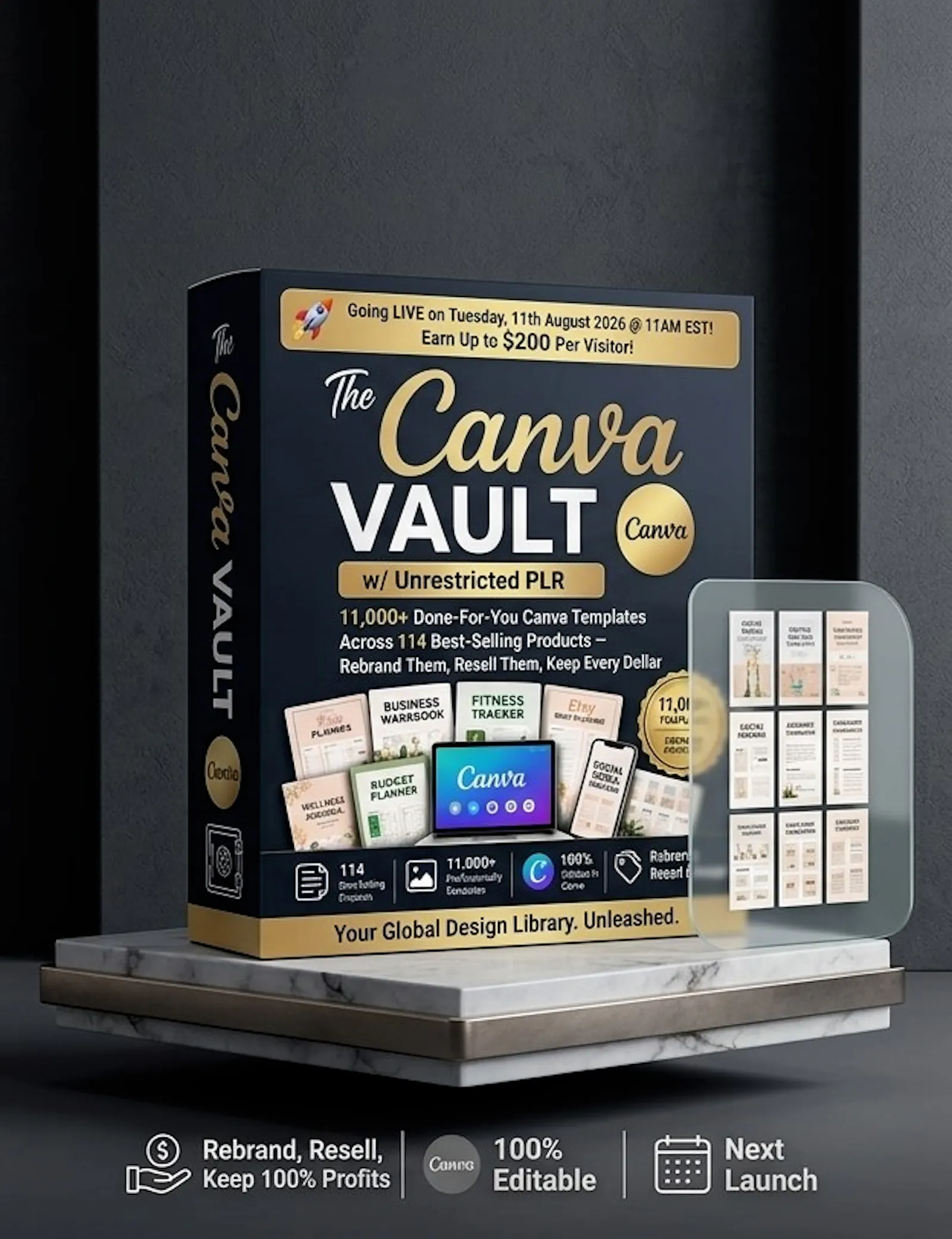 The Canva Vault w/ Unrestricted PLR screenshot 2