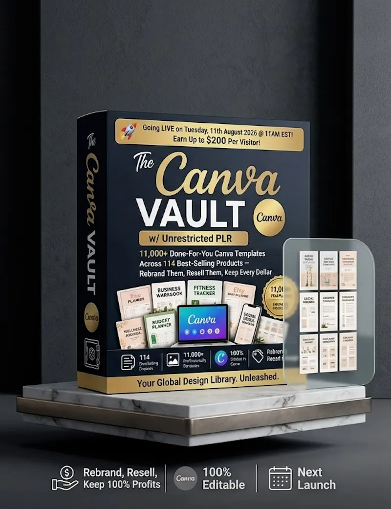 The Canva Vault w/ Unrestricted PLR screenshot 2