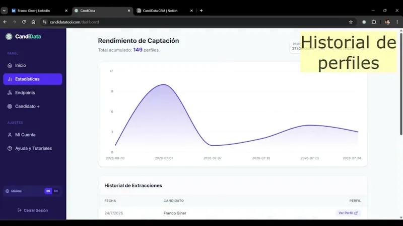 CandiData screenshot 1 (video preview)