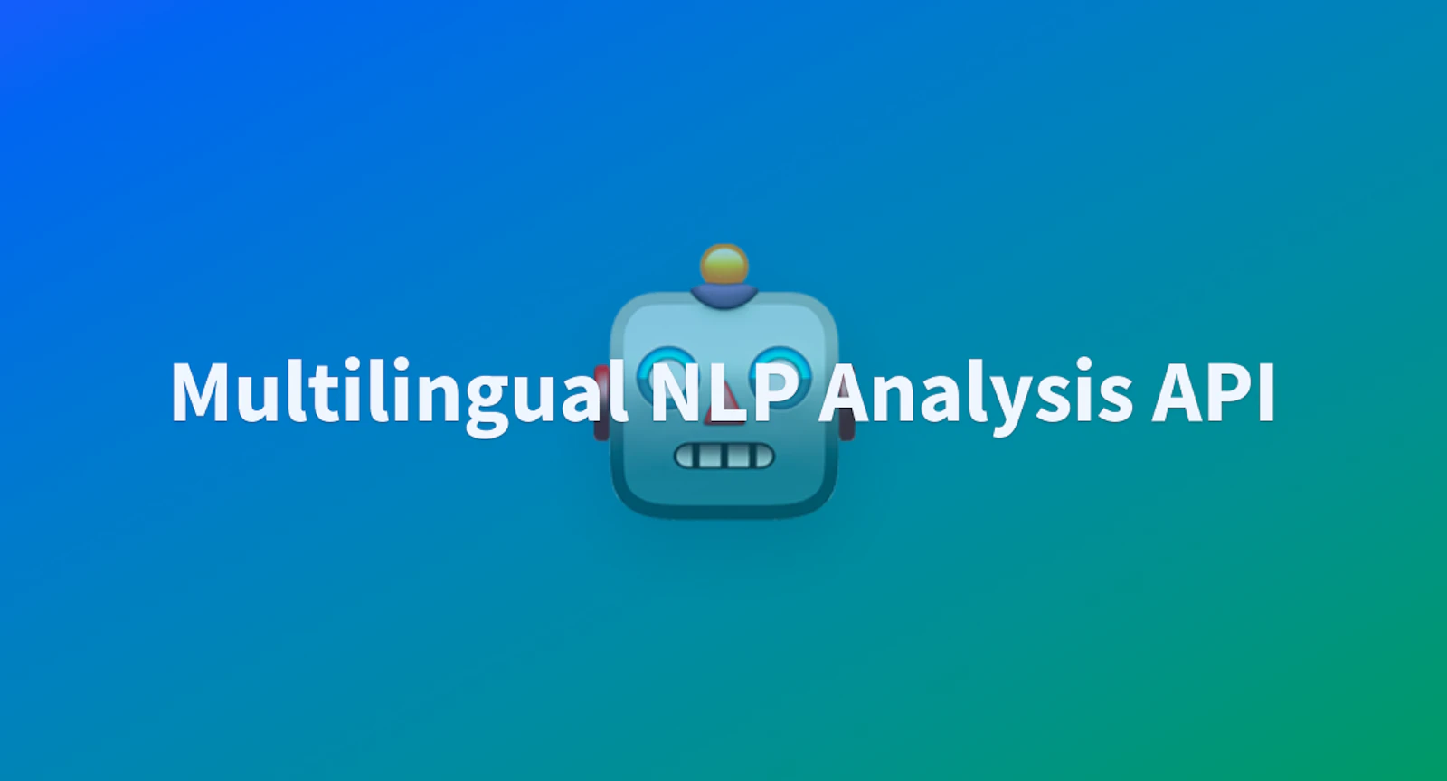 Multilingual NLP Analysis API screenshot 1