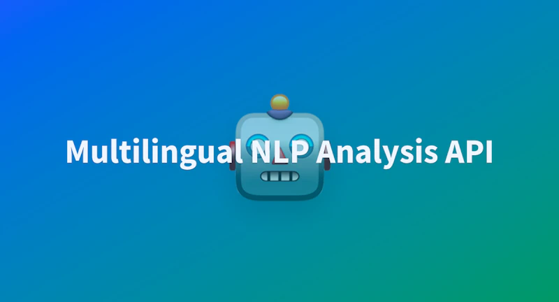 Multilingual NLP Analysis API screenshot 1