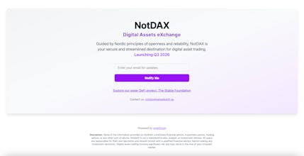 NotDAX Digital Assets eXchange gallery image