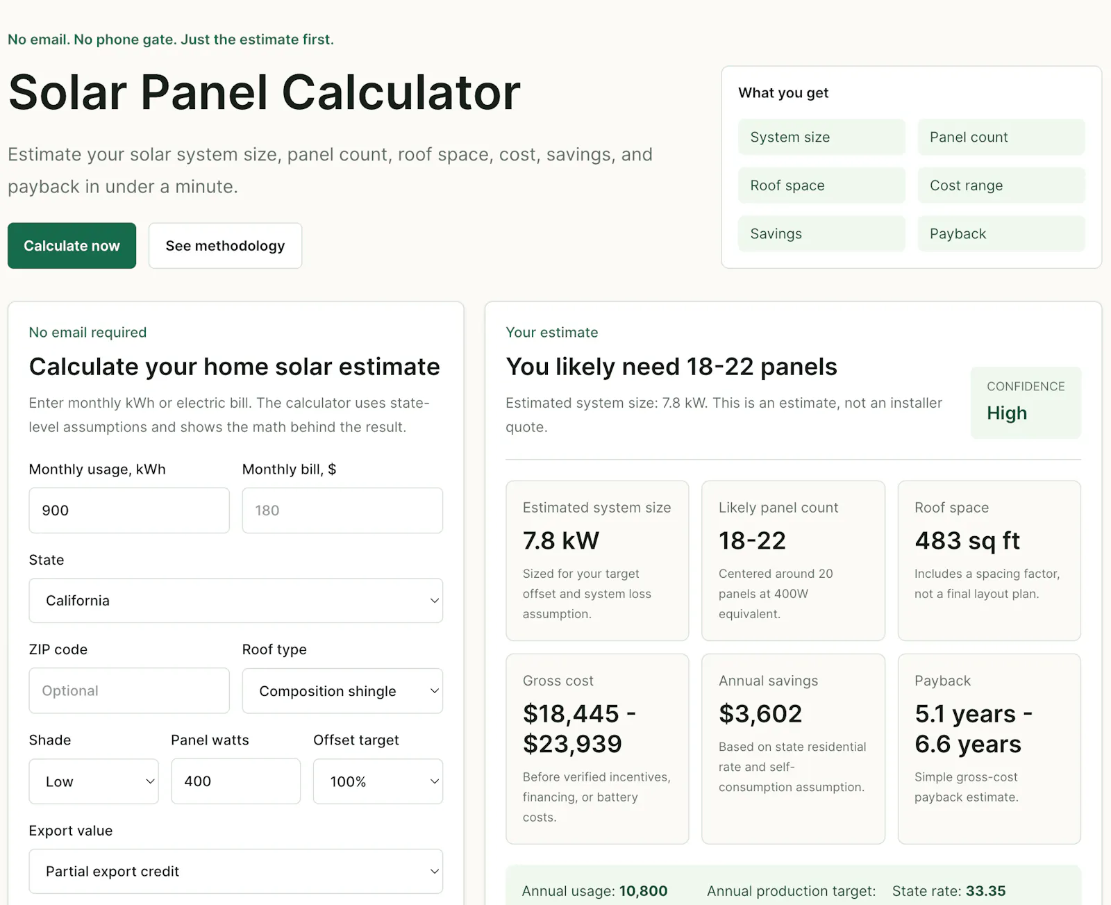 SolarCalcNow screenshot 1