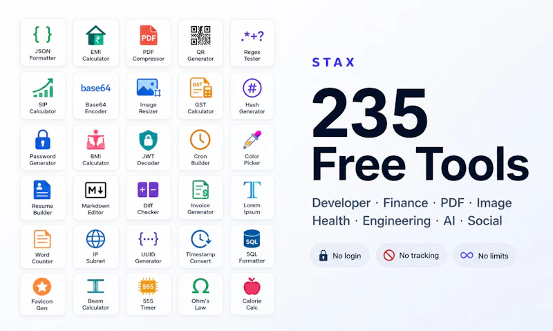 Stax Tools screenshot 1