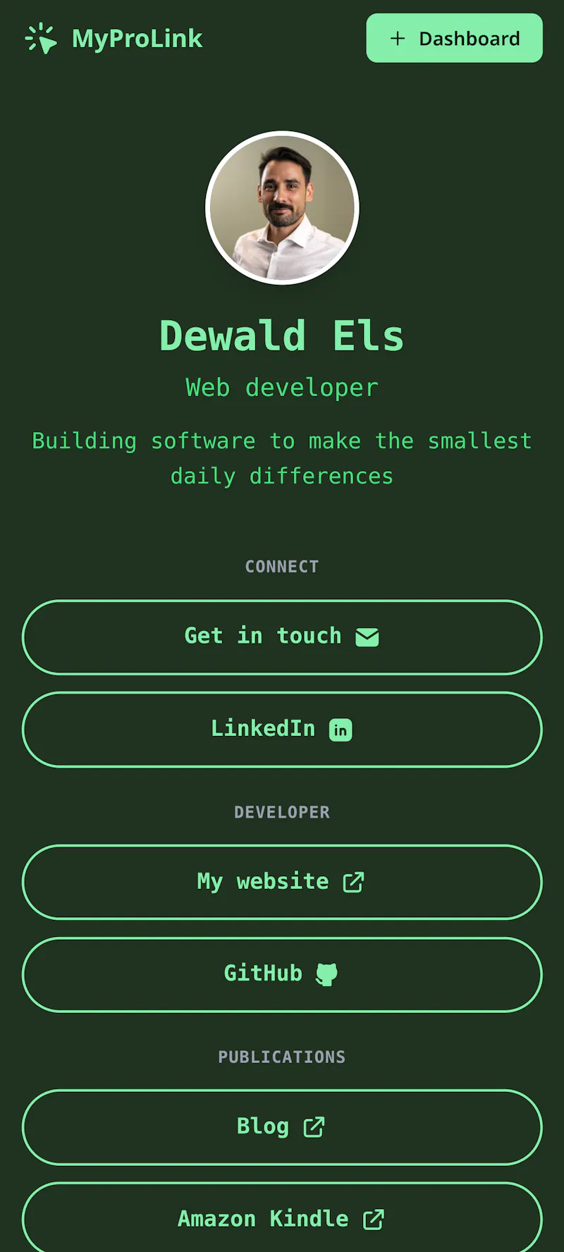 MyProLink screenshot 1