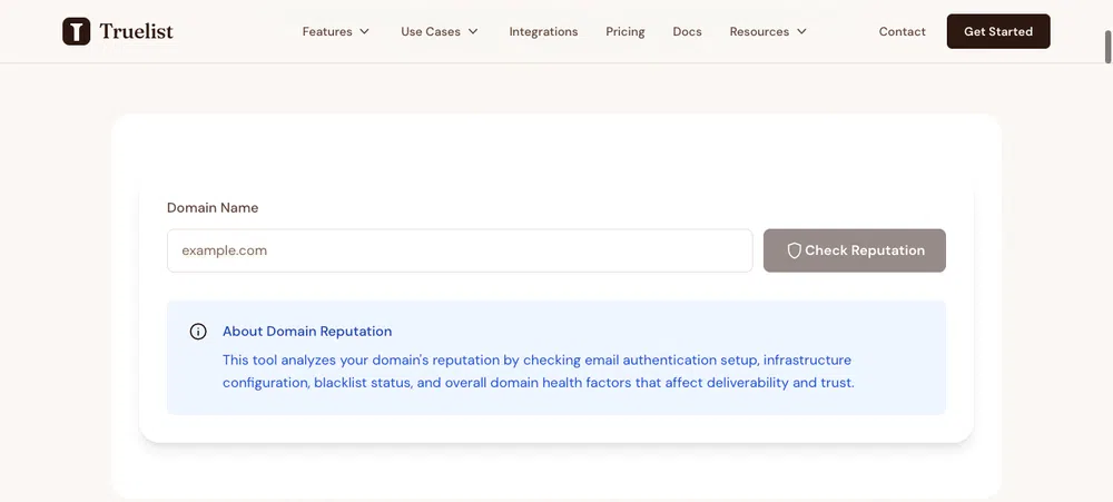 Domain Reputation Checker by Truelist screenshot 2