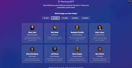 PersonaGPT gallery image