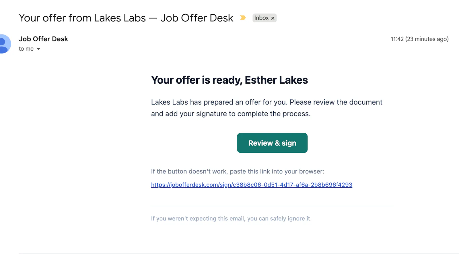 Job Offer Desk screenshot 7
