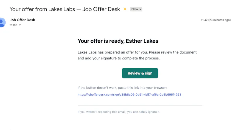 Job Offer Desk screenshot 7