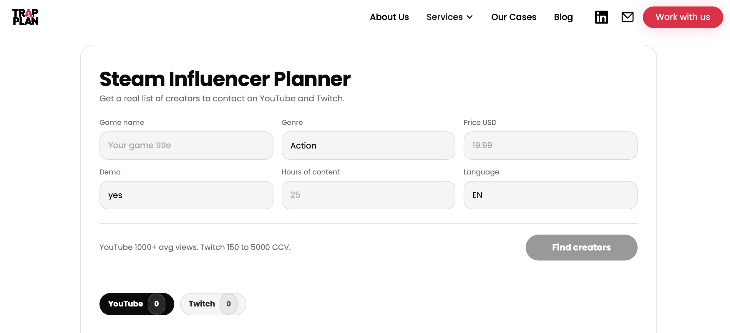 YouTube and Twitch Outreach gallery image