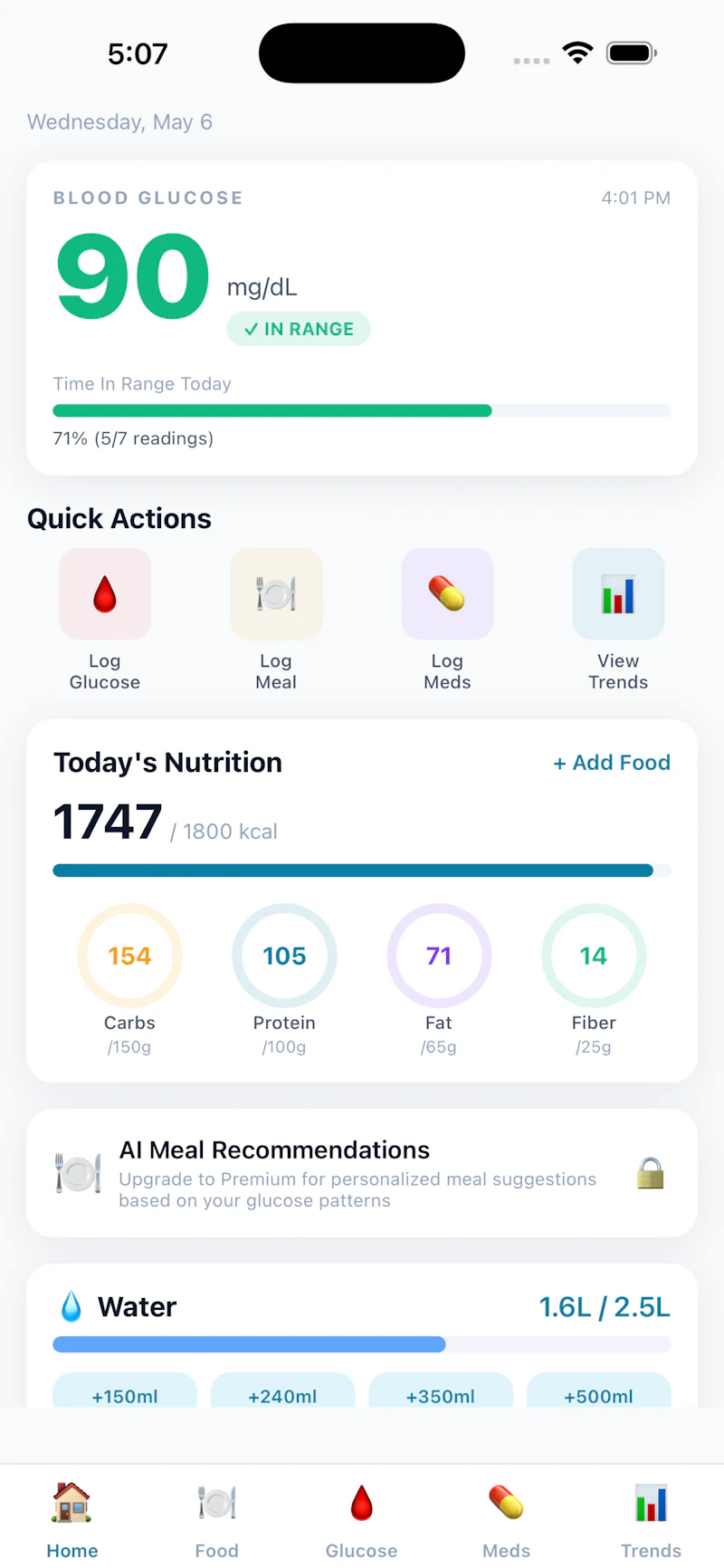 GlucoseTrack screenshot 3